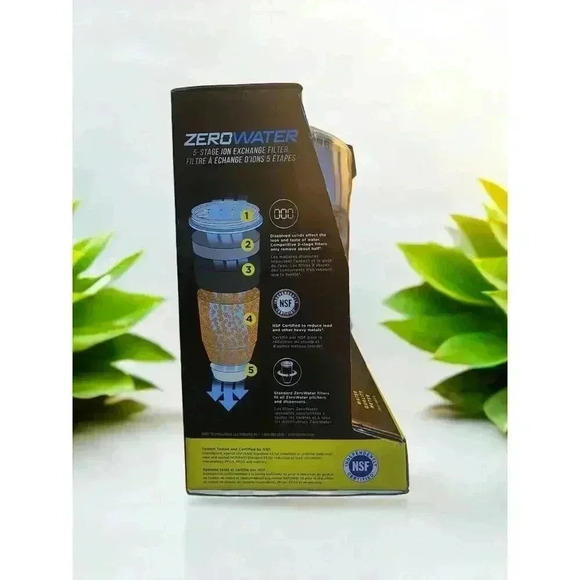 ZeroWater ZD-012RP Quick Fill Ready-Pour 12 Cups Blue Water Filtration Pitcher - Picture 4 of 4